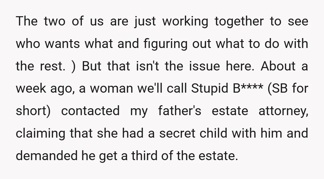 The two of us are just working together to see who wants what and figuring out what to do with the rest. ) But that isn't the issue here. About...