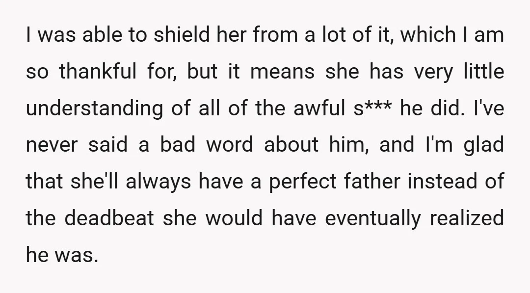 I was able to shield her from a lot of it, which I am so thankful for, but it means she has very little understanding of all of the awful...