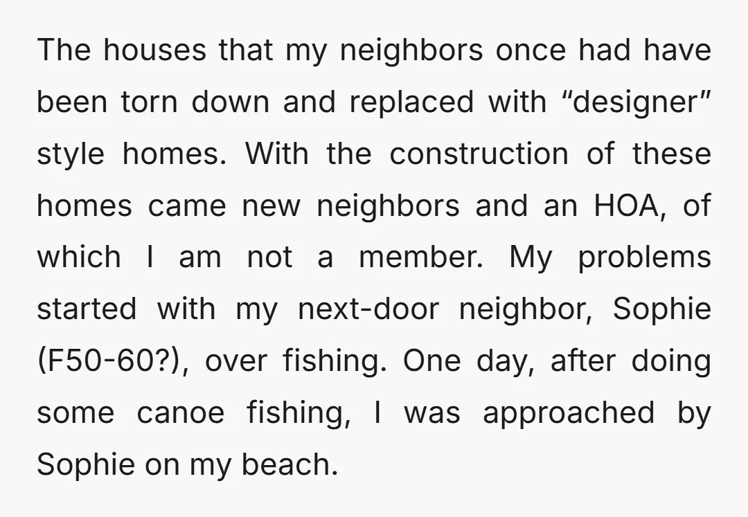 The houses that my neighbors once had have been torn down and replaced with “designer” style homes. With the construction of these homes came new neighbors and an HOA, of...