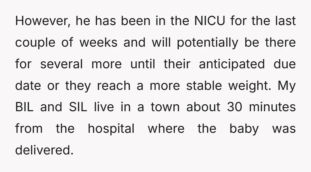 However, he has been in the NICU for the last couple of weeks and will potentially be there for several more until their anticipated due date or they reach a...