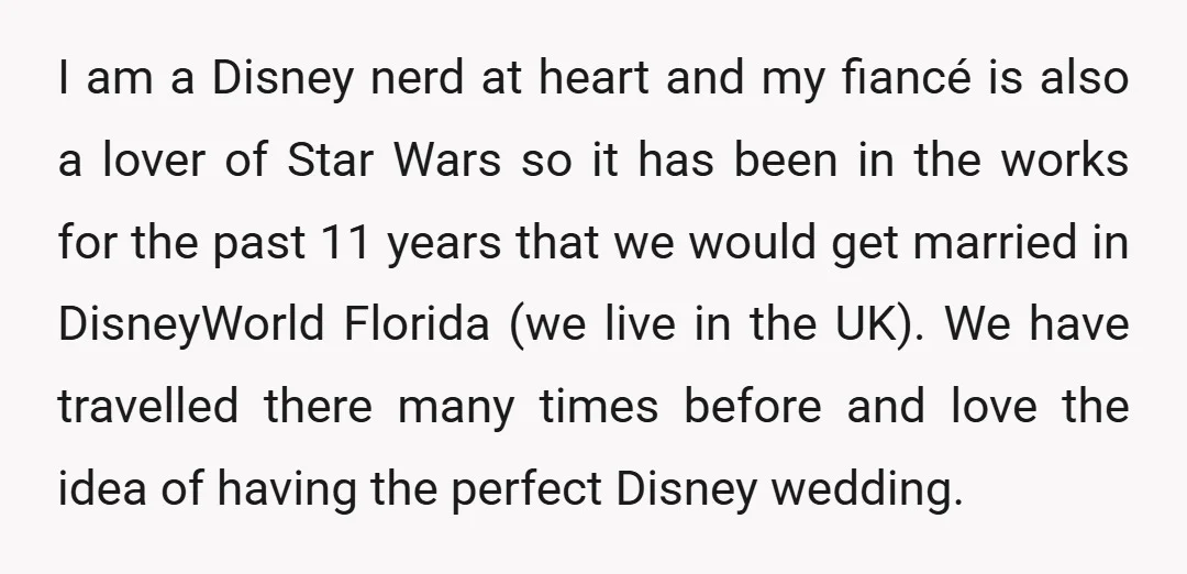 I am a Disney nerd at heart and my fiancé is also a lover of Star Wars so it has been in the works for the past 11 years that...