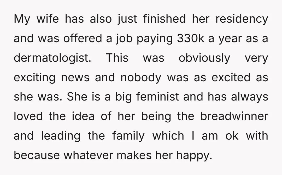 My wife has also just finished her residency and was offered a job paying 330k a year as a dermatologist. This was obviously very exciting news and nobody was as...