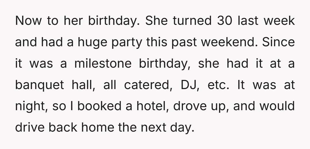 Now to her birthday. She turned 30 last week and had a huge party this past weekend. Since it was a milestone birthday, she had it at a banquet hall,...