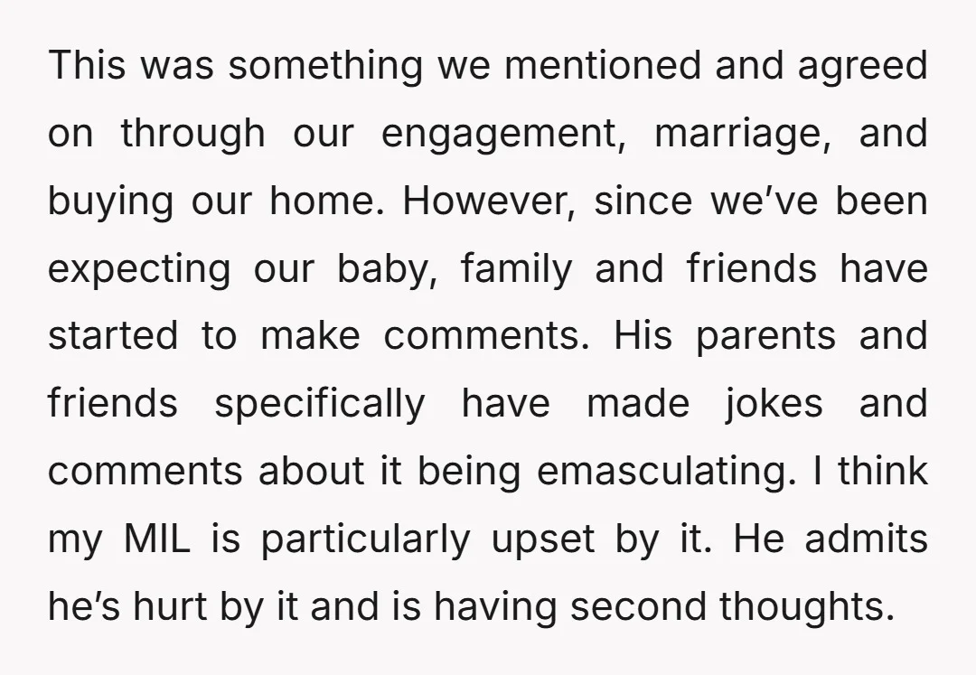 This was something we mentioned and agreed on through our engagement, marriage, and buying our home. However, since we’ve been expecting our baby, family and friends have started to make...