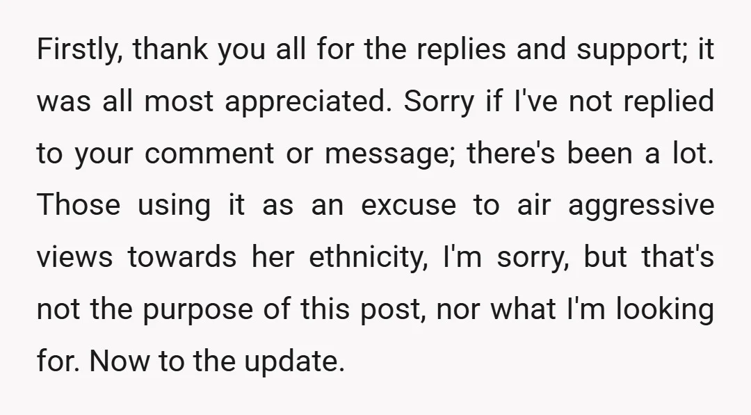Firstly, thank you all for the replies and support; it was all most appreciated. Sorry if I've not replied to your comment or message; there's been a lot. Those using...
