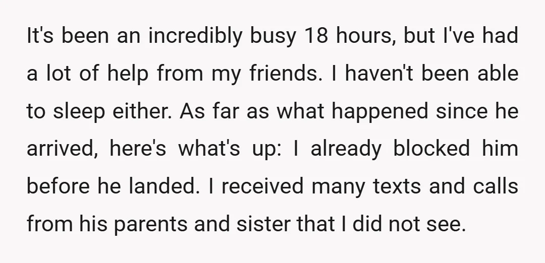 It's been an incredibly busy 18 hours, but I've had a lot of help from my friends. I haven't been able to sleep either. As far as what happened since...