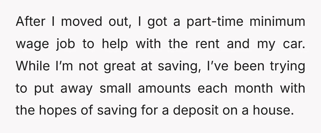 After I moved out, I got a part-time minimum wage job to help with the rent and my car. While I’m not great at saving, I’ve been trying to put...