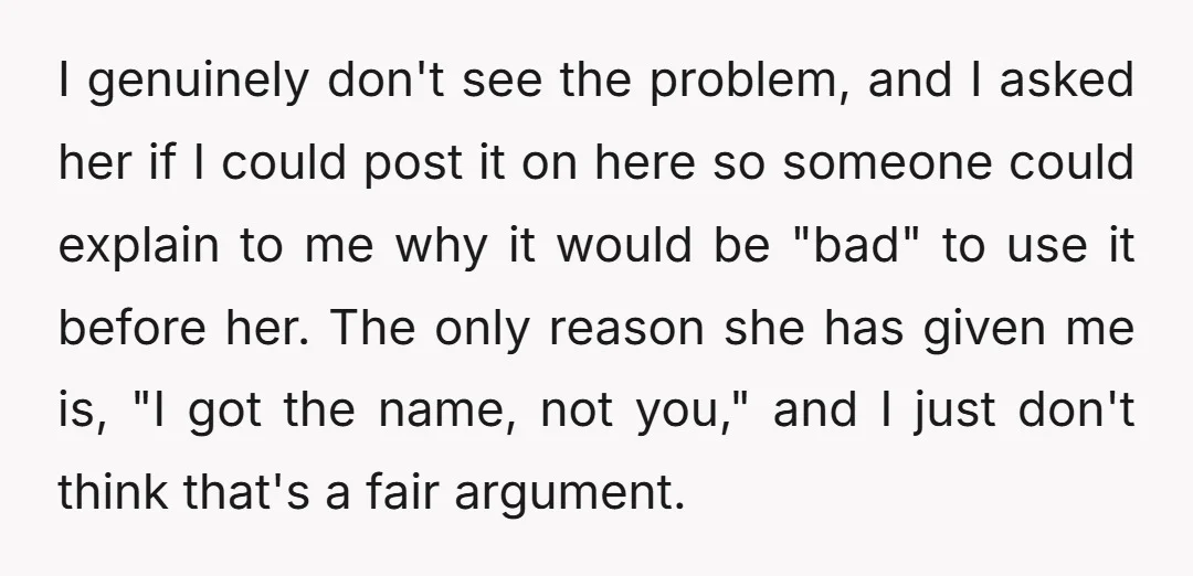 I genuinely don't see the problem, and I asked her if I could post it on here so someone could explain to me why it would be "bad" to use...