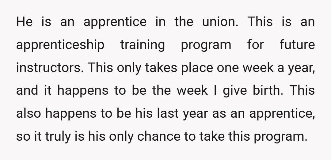 He is an apprentice in the union. This is an apprenticeship training program for future instructors. This only takes place one week a year, and it happens to be the...