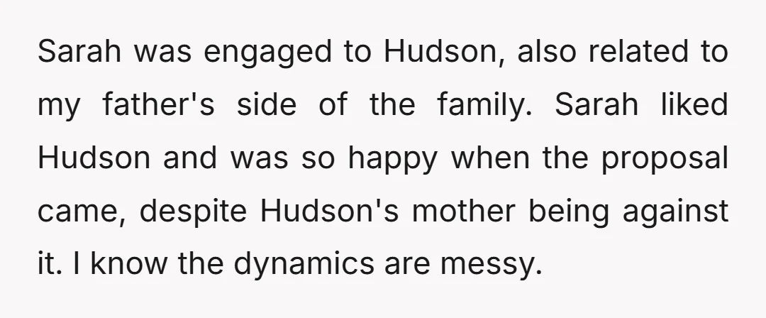 Mind you, Hudson's family showed a lot of red flags due to the point of Hudson asking Sarah to be the main bread earner of the family and not expect...