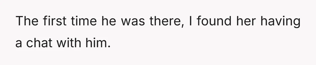 Then my husband came to church.