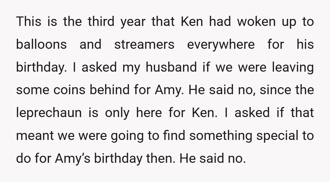 This is the third year that Ken had woken up to balloons and streamers everywhere for his birthday. I asked my husband if we were leaving some coins behind for...