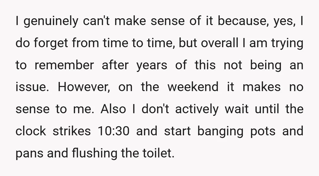 I genuinely can't make sense of it because, yes, I do forget from time to time, but overall I am trying to remember after years of this not being an...