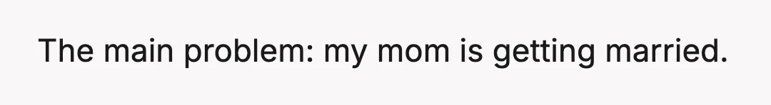This is her choice, even if I don't agree with it.
