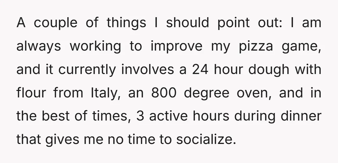 A couple of things I should point out: I am always working to improve my pizza game, and it currently involves a 24 hour dough with flour from Italy, an...