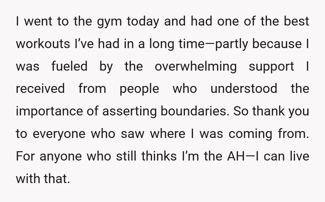I went to the gym today and had one of the best workouts I’ve had in a long time—partly because I was fueled by the overwhelming support I received from...
