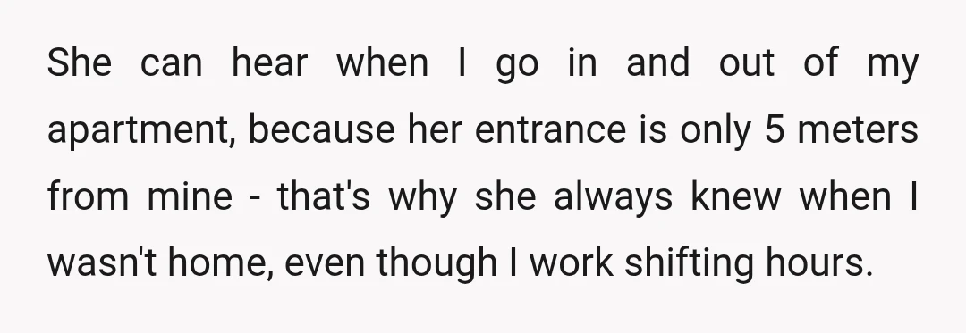 I confronted her, and said that I would call the police. She panicked and contacted her father, who came over to me. He is a doctor and said that she...