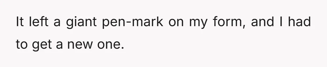 But last week, he stole a pen from literally between my fingers while I was filling out a form, because he HAD to write down his Very Important Idea.