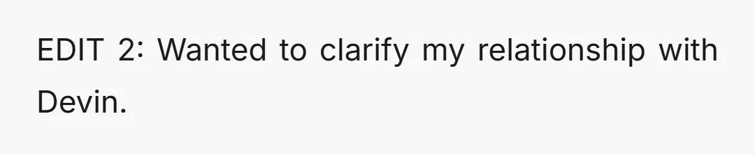 People in the comments seem to think I wasn't allowing her to at all.