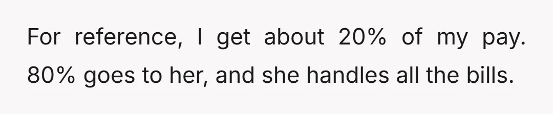 In Feb of this year (almost exactly a year from the initial separation discussion), she brings up the separation again.