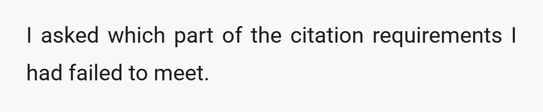 I showed him his own quote.