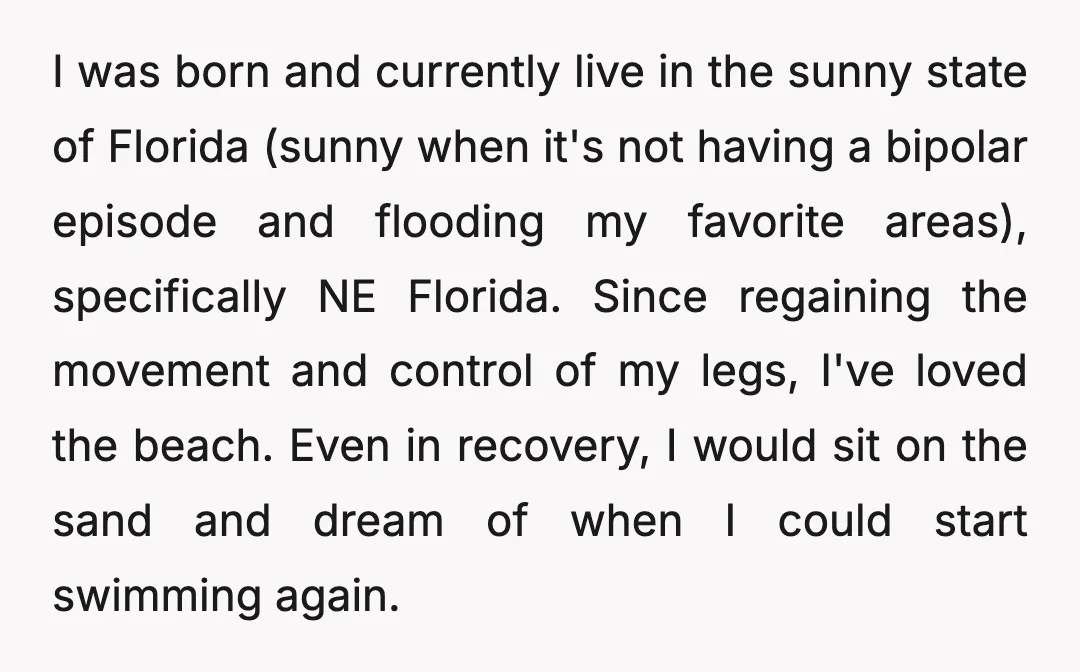 I was born and currently live in the sunny state of Florida (sunny when it's not having a bipolar episode and flooding my favorite areas), specifically NE Florida. Since regaining...