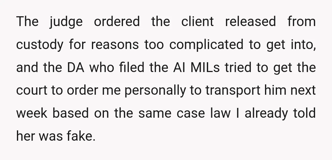 Edit 5, Final update before Monday (prob): I am in the trial court with 3 other trials, and the judge is absolutely livid.