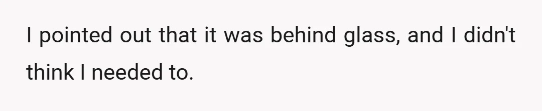 She called me pissed after I sent her the link, and she is refusing to pay it.