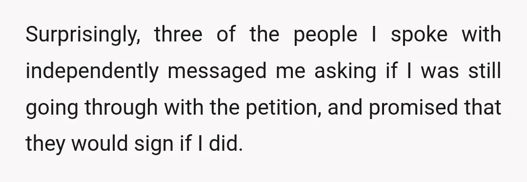 No one would be interested in signing after that.