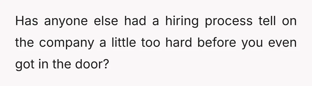 The wild part is two weeks later they reposted the same job with a different title and a much vaguer description.
