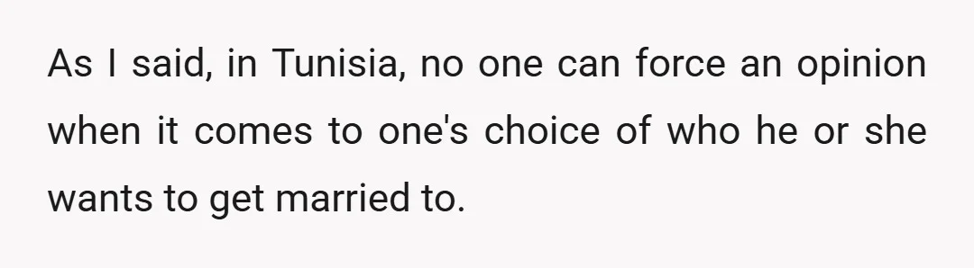 Also, she could be dating to some extent, of course not living under the same roof as that is not even legal, but she could be going out on dates...