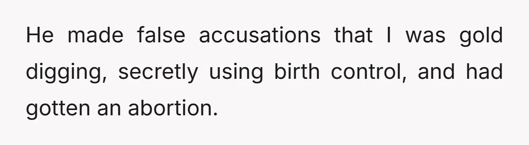 For broader context: Throughout the relationship he presented a prenup my attorney confirmed was legally unsound and exploitative.