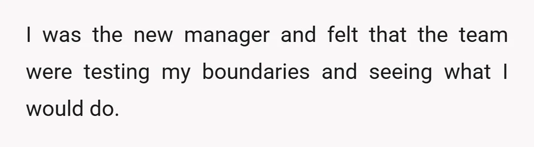Apparently, right after this meeting, she contacted HR and told them that I was discriminating against a single mother, and she had to have the original schedule or else.