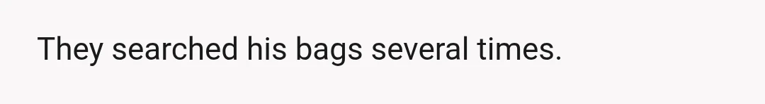 He said he was in an area with about ten other people.