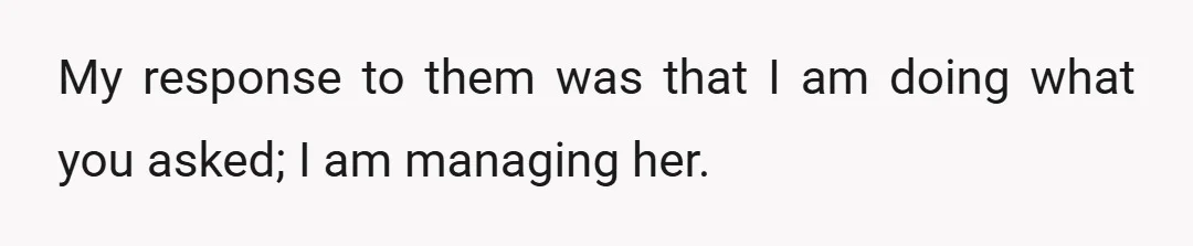 Now, she was not the only one who did this; she was just the worst offender.