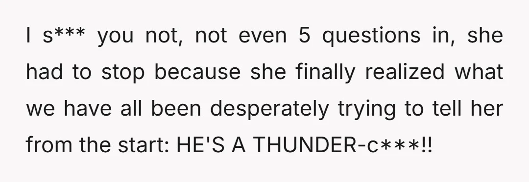 When the resounding chorus of "boos" didn't deter the thought, I turned to Reddit.