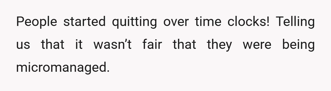 Carrie eventually quit, and I was so relieved.