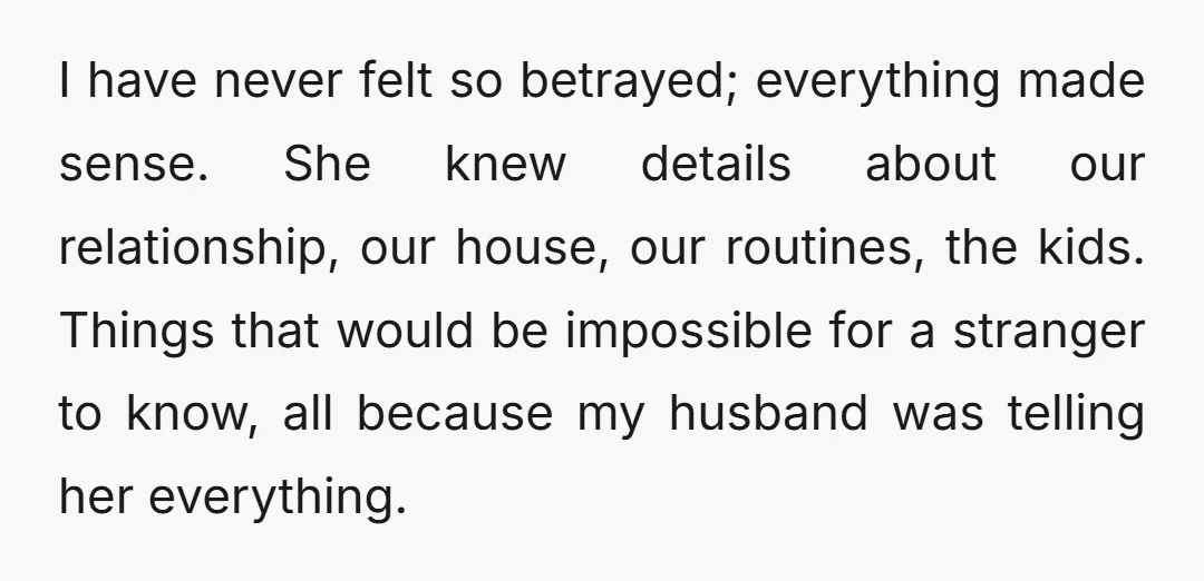 I don’t know exactly how she ended up with his old phone. He claims he lost it at work and thinks she took it. I honestly don’t know what to...