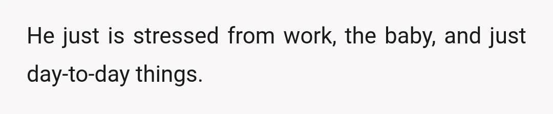 With his words.