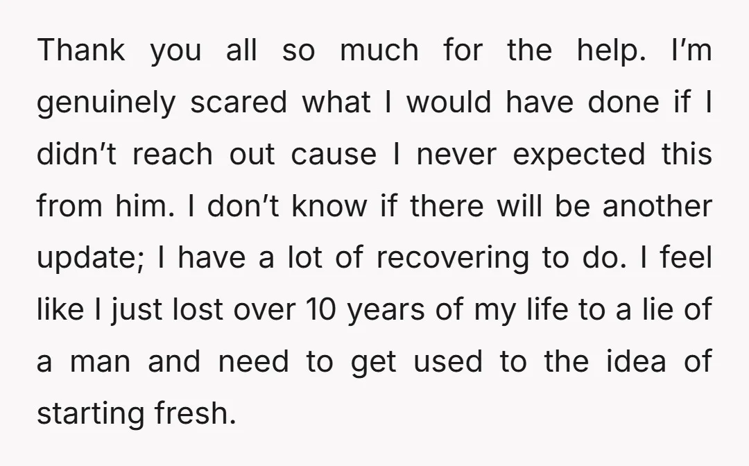 I’m so grateful to have my family, and knowing they will be here to support me and the boys through this is the only thing that brings me comfort.