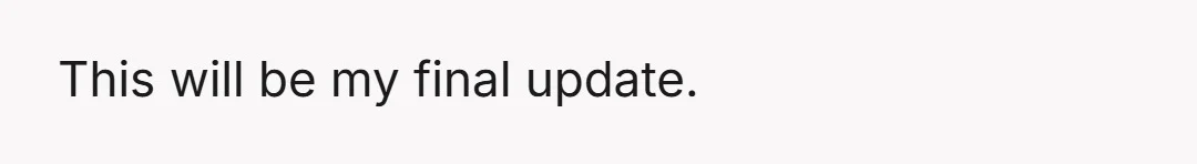 Thank you all so much!