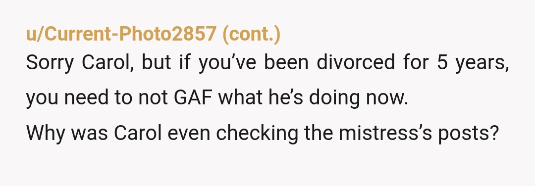 u/ScarletNotThatOne NTA. If Carol can't bring herself to go to that spot, that's sad. But that's all it is. There's no need for you to lose your money, or for...