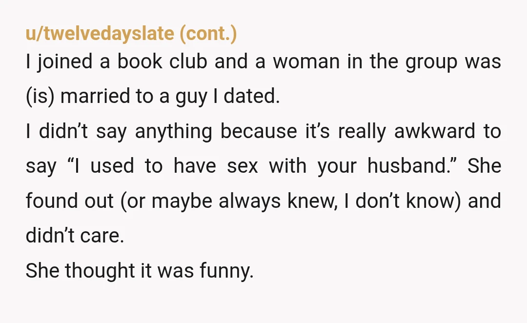 u/AwkwardRub3513 Also for everyone freaking out at OP, I can see why she would want to tell her. Imagine if you found out this about the person doing your hair...