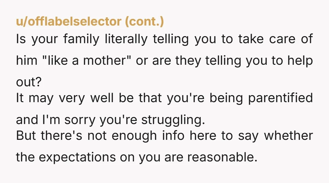 u/Personal_Bee_3635 NTA, and I doubt many people on this community will say otherwise. It sounds like you're a college student who has, yourself, come out of this neglectful environment, so...