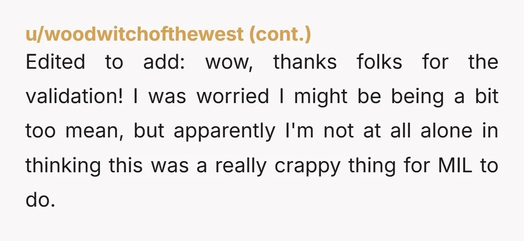u/rabidbearprincess Woah, hold the fuckity phone here, she kept SIL away because she's pregnant, but you're also pregnant and you weren't even told? I think I'd start asking her why...