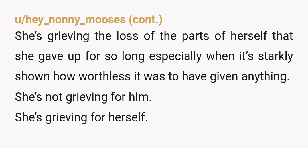 u/StopthinkingitsMe That poor girl, no wonder she was reeling. It wasn't about the guy, it was about how he made her feel.