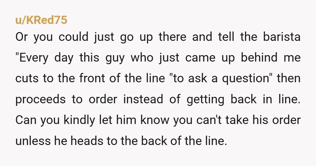 u/CorktownGuy
Nice one - probably everyone else in line quietly appreciated your queries too … 👿