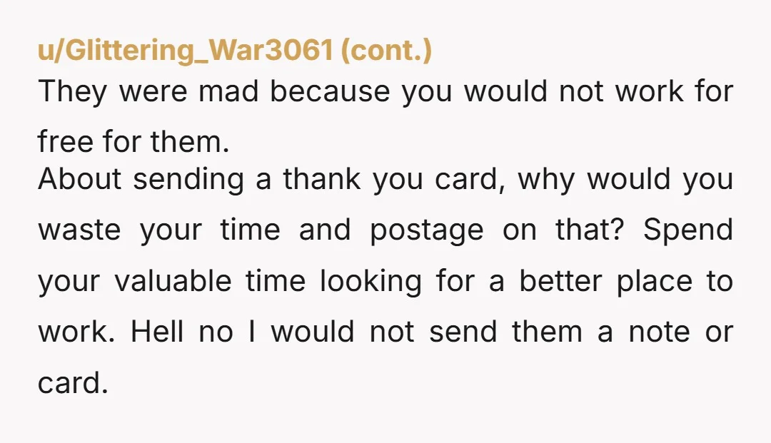u/Internal_Set_6564
The only thank you to send here is “Please investigate these AH, Thank you, Labor board”.