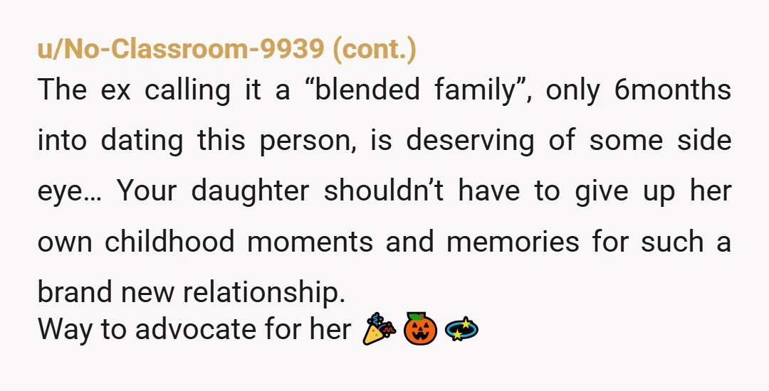 u/Rohini_rambles He said you should be concerned his gf doesn't have friends?  Why? You're not her parent. Nor friend  nor  family.  Make sure you keep taking to your kid and...