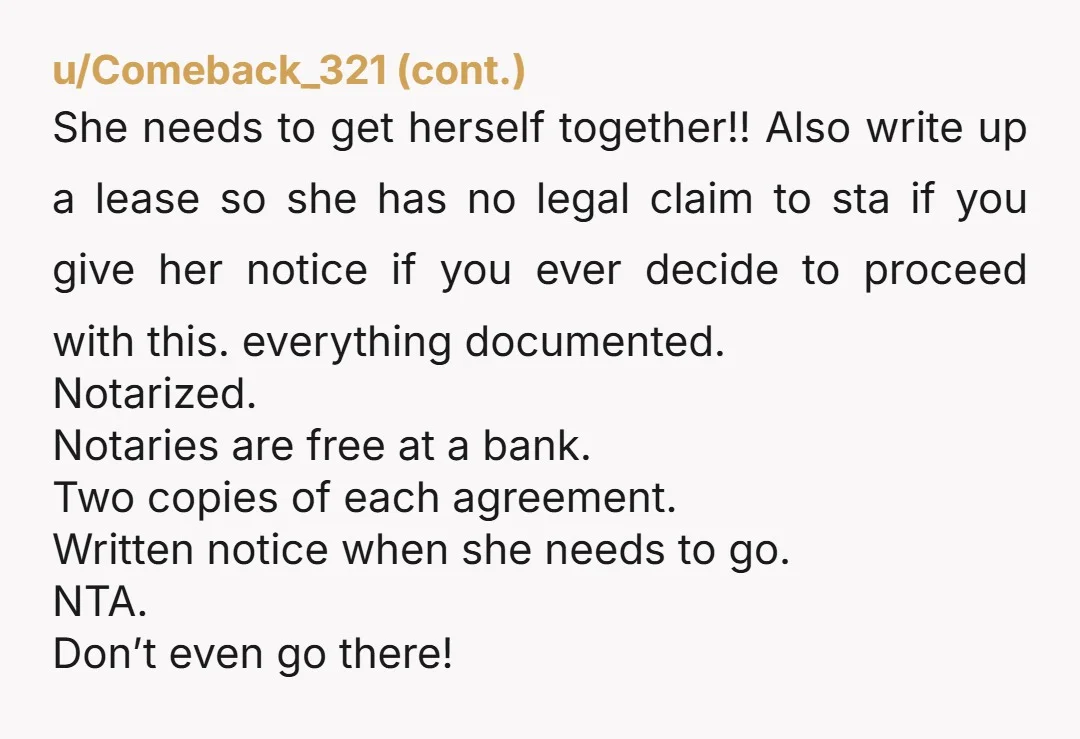 u/annorafoyle You're obviously not the AH here and I think it's absurd that you are even asking, tbh.